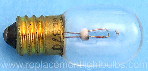 GE 870 8V .9A 7.2W E10 Miniature Screw Light Bulb