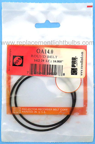 PRB OA14.0 14 Inch IC .07 Inch Thick Round Rubber Replacement Projector Belt