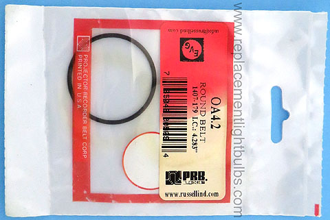 PRB OA4.2 4.283 Inch IC .064 Inch Thick Round Rubber Replacement Projector Belt
