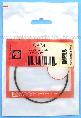 PRB OA7.4 7.4 Inch IC .064 Inch Thick Round Rubber Replacement Projector Belt
