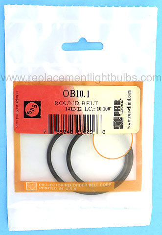 PRB OB10.1 10.1 Inch IC .1 Inch Thick Round Rubber Replacement Projector Belt
