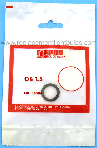 PRB OB1.5 1.5 Inch IC .1 Inch Thick Round Rubber Replacement Projector Belt