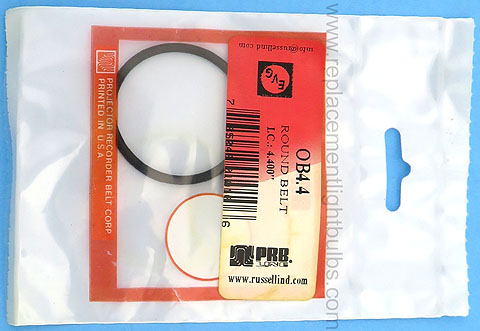 PRB OB4.4 4.4 Inch IC .1 Inch Thick Round Rubber Replacement Projector Belt