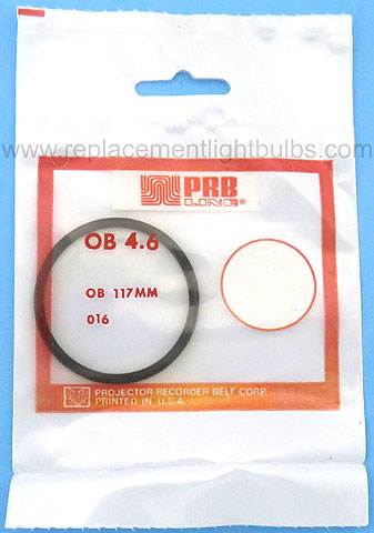PRB OB4.6 4.6 Inch IC .1 Inch Thick Round Rubber Replacement Projector Belt