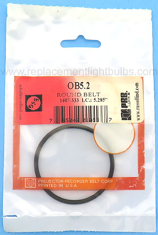 PRB OB5.2 5.285 Inch IC .1 Inch Thick Round Rubber Replacement Projector Belt