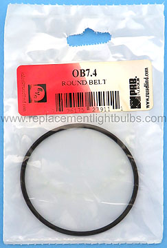 PRB OB7.4 7.4 Inch IC .1 Inch Thick Round Rubber Replacement Projector Belt