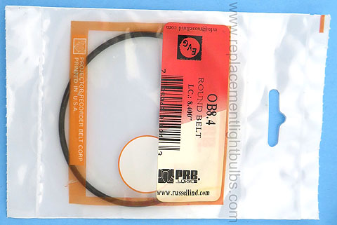 PRB OB8.4 8.4 Inch IC .1 Inch Thick Round Rubber Replacement Projector Belt