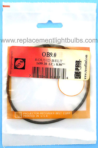 PRB OB9.0 9.0 Inch IC .1 Inch Thick Round Rubber Replacement Projector Belt