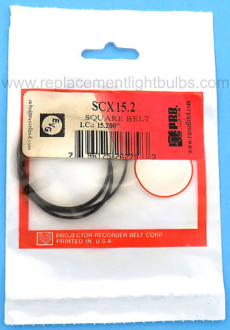 PRB SCX15.2 15.2 Inch IC .043 Inch Wide Square Rubber Replacement Projector Belt