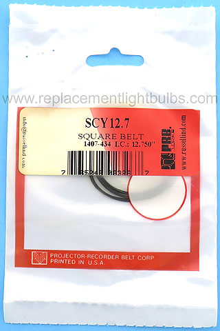 PRB SCY12.7 12.75 Inch IC .043 Inch Thick Square Rubber Replacement Projector Belt