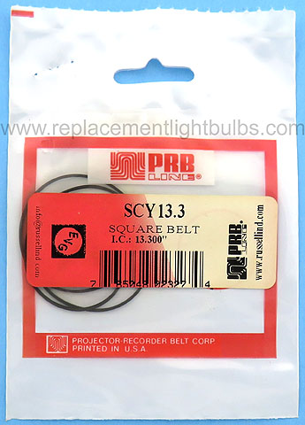 PRB SCY13.3 13.3 Inch IC .037 Inch Thick Square Rubber Replacement Projector Belt