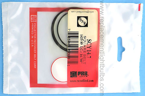 PRB SCY14.7 14.7 Inch IC .05 Inch Thick Square Rubber Replacement Projector Belt