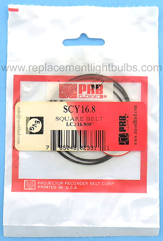 PRB SCY16.8 16.8 Inch IC .05 Inch Thick Square Rubber Replacement Projector Belt