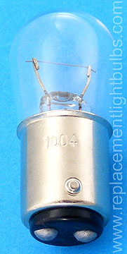 1004 12.8V 12W 15CP BA15d B-6 Light Bulb Replacement Lamp