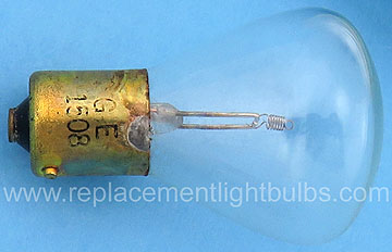 GE 1508 6V BA15s RP11 28CP Instrument Light Bulb Replacement Lamp