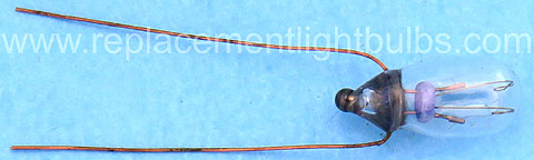 GE 1569D 10V .014A Wire Terminal Leads Indicator Light Bulb