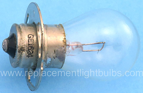 GE 1624 6.7V 1.9A Instrument Light Bulb