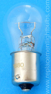 1680 6V 25W 32CP Light Bulb, Replacement Lamp