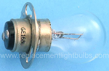 GE 1686 GE1686 6.8V 15CP Indicator Light Bulb Replacement Lamp
