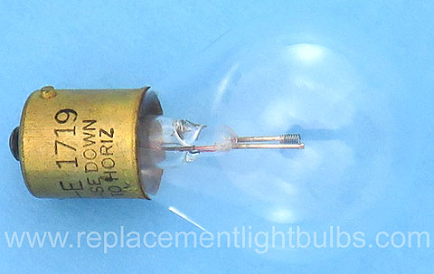 GE 1719 6V 30W BA15s RP11 Instrument Light Bulb Replacement Lamp