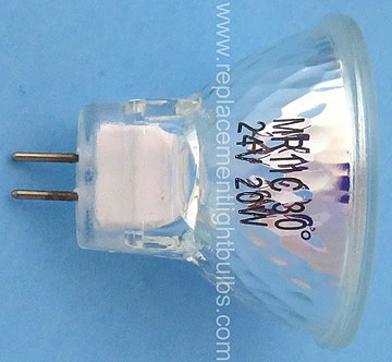 Hikari Q20MR11/24V/CG/GU4 24V 20W MR11 Cover Glass Light Bulb