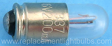 337 6.3V .2A Midget Grooved Light Bulb