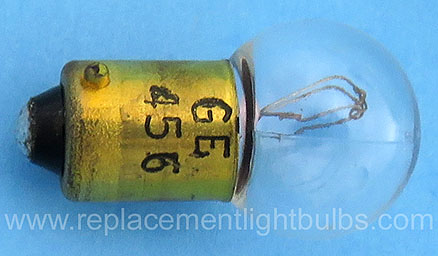 GE 456 28V 2CP BA9s G4.5 Clear Glass Light Bulb