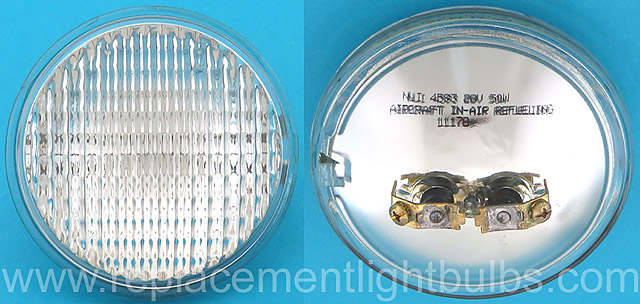 4593 28V 50W Aircraft In-Air Refueling Light Bulb Sealed Beam Lamp
