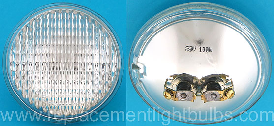 4627 28V 100W Aircraft Sealed Beam Light Bulb Replacement Lamp