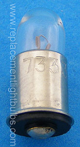 7333 5V .06A Midget Flanged light bulb replacement lamp