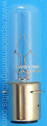 Narva 7668C 6.6A 100W P28s Airport Lamp