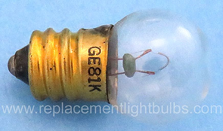 GE 81K GE81K 6.5V 1.02A E12 Light Bulb Replacement Lamp
