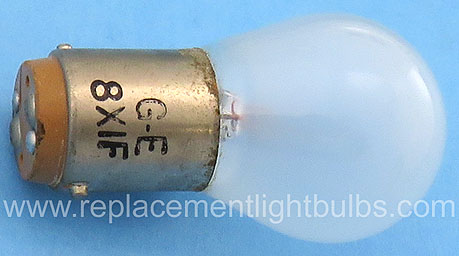 GE 8XIF 8X Inside Frosted 8V BA15d Sewing Machine Light Bulb