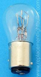 CEC CE2 48V 25/10W S-8 Clear Glass BAY15d Light Bulb Replacement Lamp