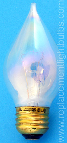 Duro-Lite 4116 60W 120-125V ST15 Iridescent Coated Glass E26 Medium Screw Base Light Bulb