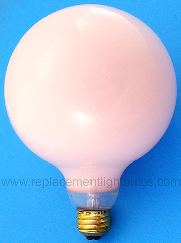 Duro-Lite 4206 100W 120/5V G40 White Globe Glass E26 Medium Screw Base Light Bulb