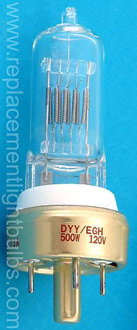 DYY/EGH 120V 500W Projector Light Bulb Replacement Lamp