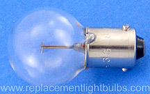 EL-38 8V 15W Clear Globe Miniature Bayonet Light Bulb