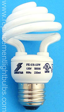 Longstar FE-US-12W 12W 5000K Daylight Fluorescent Lamp Replacement Light Bulb