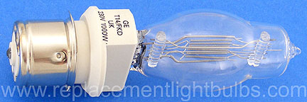 GE FKD 230V 1000W Stage Studio Lamp, Replacement Light Bulb