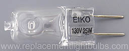 Eiko JCD130V25WG6.35 130V 25W G6.35 Light Bulb