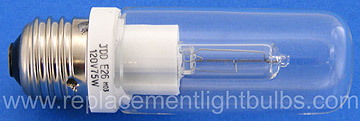 JDD120V75W 120V 75W Clear Lamp, Replacement Light Bulb