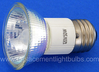 JDR-C 120V 50W E26 Frosted Bulb Cover Glass Lamp, Replacement Light