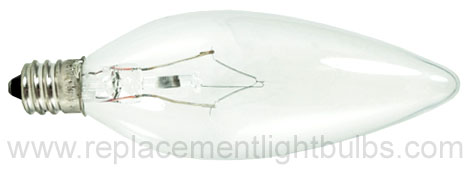 KR25CTC/32 25W 120V E12 Krypton Candelabra Screw Light Bulb, Bulbrite Replacement Lamp