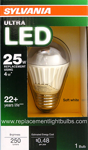 Sylvania LED4A15/DIM/827 4W Dimmable 25W A15 LED Replacement Light Bulb