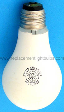 GE PH50/150 Photo Enlarger 50-100-150W 115-125V No. 50/150 Enlarger Light Bulb Replacement Lamp