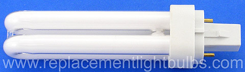 QT13/G24D1/65 13W 6500K 2-Pin Compact Fluorescent Lamp, Replacement Light Bulb 6400K
