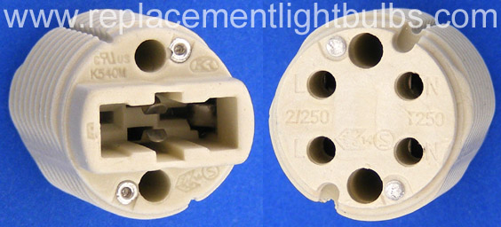 K540M Lamp Socket, Front and Back