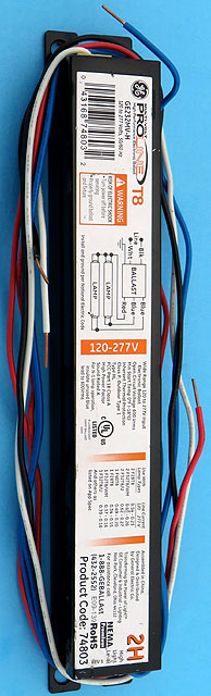 GE GE232MV-H 120-277V 2x F32T8 2x F32T8/WM 2x F32T8/U 1x F40T8 1x F28T8 1x F32T8/WM 1x F32T8/U Ballast