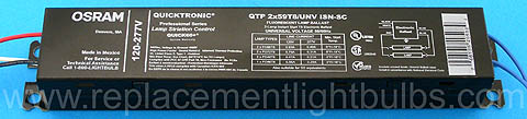 Osram Quicktronic QTP 2x59T8/UNV ISN-SC 120-277V 2x FO96T8 FO72T8 FO48T8 1X FO96T8 Fluorescent Lamp Ballast